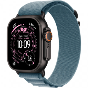 Смарт-часы Apple Watch Ultra 3 (2025) 49mm Black Titanium Case with Alpine Loop Light Blue (Светло-Голубой) - GorbTech