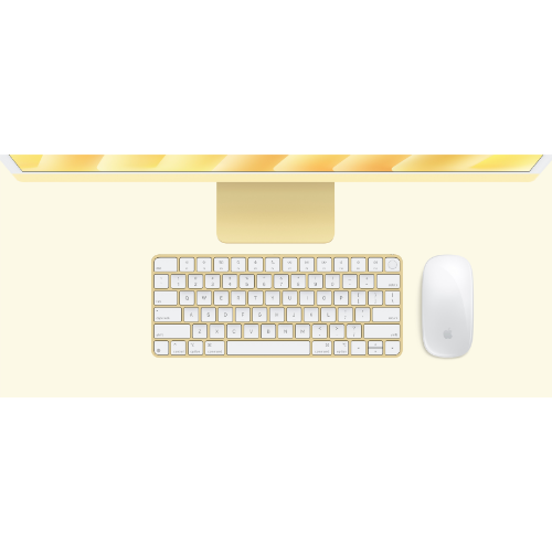 Моноблок Apple iMac 24 M4 (2024) Yellow (Желтый) (M4 8-core CPU/24GB/512Gb/8-Core GPU) - GorbTech