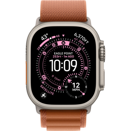 Смарт-часы Apple Watch Ultra 3 (2025) 49mm Natural Titanium Case with Alpine Loop Terra Cotta (Терракотовый) - GorbTech