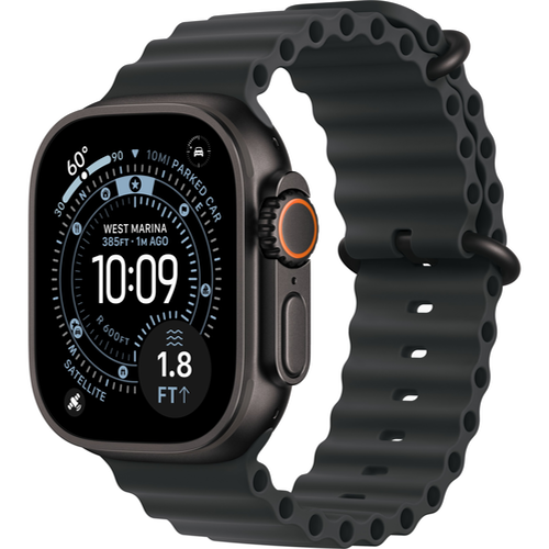 Смарт-часы Apple Watch Ultra 3 (2025) 49mm Black Titanium Case with Ocean Band Black (Черный) - GorbTech