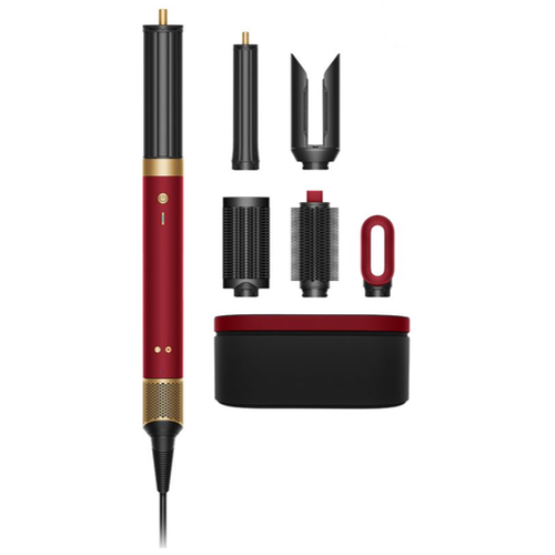 Стайлер Dyson Airwrap Co-anda2x HS09 multi-styler and dryer - Straight+Wavy Red Velvet/Gold (Красный Бархат/Золото) - GorbTech