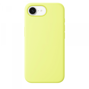 Силиконовый чехол Luxcopy для iPhone 16e Silicone Case with MagSafe – Neon Yellow - GorbTech