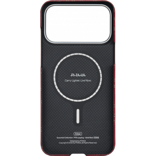Чехол Pitaka Monogram Ultra-Slim Case для iPhone 17 Pro Max Red - GorbTech