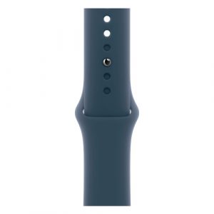 Спортивный ремешок Apple Storm Blue Sport Band (Синий) размер SM/ML для Apple Watch 45mm - GorbTech