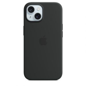 Силиконовый чехол Apple для iPhone 15 Silicone Case with MagSafe - Black (Черный) - GorbTech