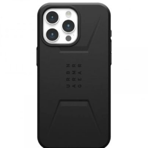 Полиуретановый чехол UAG Civilian MagSafe для iPhone 15 Pro Max Black (Черный) - GorbTech