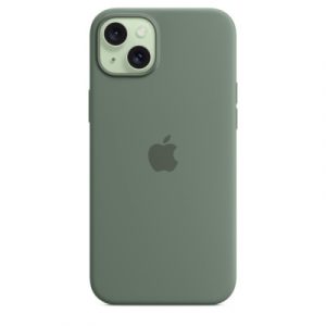 Силиконовый чехол Apple для iPhone 15 Plus Silicone Case with MagSafe - Cypress (Зеленый) - GorbTech