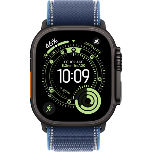 Смарт-часы Apple Watch Ultra 3 (2025) 49mm Black Titanium Case with Trail Loop Blue/Bright Blue (Синий/Ярко-синий) - GorbTech