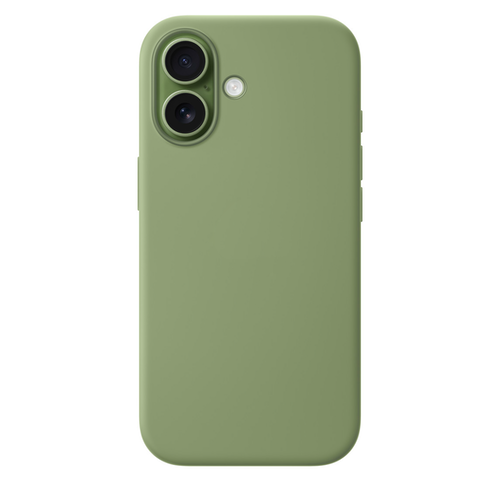 Силиконовый чехол Luxcopy для iPhone 17 Silicone Case with MagSafe – Light Moss (Зеленый) - GorbTech