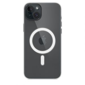 Силиконовый чехол Apple для iPhone 15 Plus Clear Case with MagSafe (Прозрачный) - GorbTech