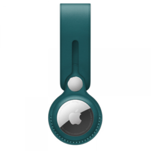 Кожаный брелок-подвеска Apple для AirTag Forest Green (Зелёный) - GorbTech