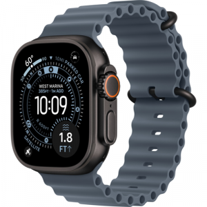 Смарт-часы Apple Watch Ultra 3 (2025) 49mm Black Titanium Case with Ocean Band Anchor Blue (Синий) - GorbTech