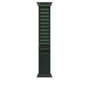 Ремешок для Apple Watch Ultra 49mm Dark Green Alpine Loop - Medium - Black Titanium Finish (Темно-Зеленый) - GorbTech