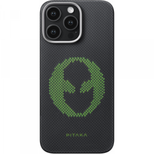 Чехол Pitaka Aries Tactile Woven Case для iPhone 16 Pro Max (Alien) - GorbTech