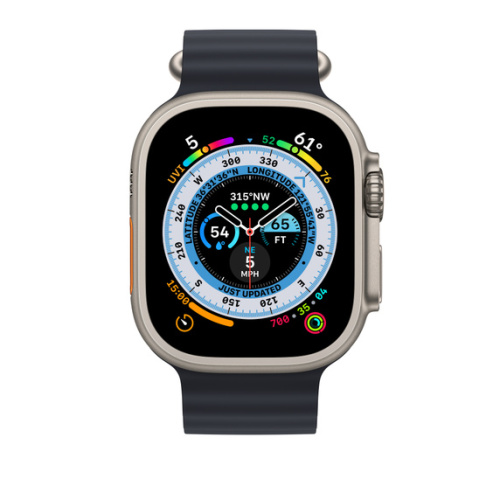 Ремешок для Apple Watch Ultra 49mm Midnight Ocean Band - One Size (Темная ночь) - GorbTech