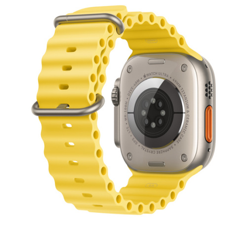 Ремешок для Apple Watch Ultra 49mm Yellow Ocean Band - One Size (Желтый) - GorbTech