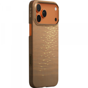 Чехол Pitaka Ultra-Slim Case для iPhone 17 Pro Golden Glint - GorbTech