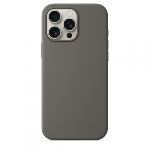 Силиконовый чехол Luxcopy для iPhone 16 Pro Max Silicone Case with MagSafe - Stone Gray (Серый) - GorbTech