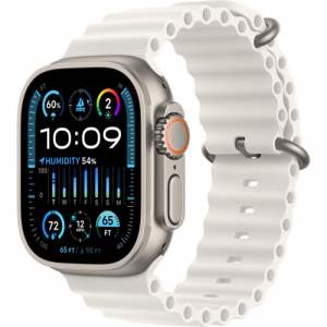 Смарт-часы Apple Watch Ultra 2 (2023) 49mm Titanium Case with Ocean Band White (Белый) - GorbTech