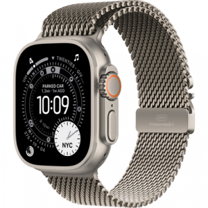 Смарт-часы Apple Watch Ultra 3 (2025) 49mm Natural Titanium Case with Titanium Milanese Loop Natural (Натуральный титан) - GorbTech
