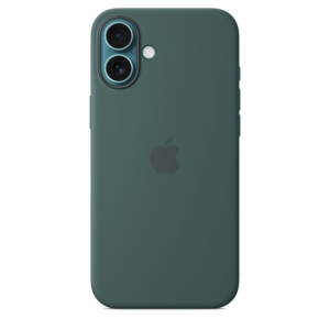 Силиконовый чехол Apple для iPhone 16 Silicone Case with MagSafe - Lake Green (Зеленый) - GorbTech