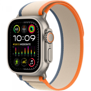 Смарт-часы Apple Watch Ultra 2 (2023) 49mm Titanium Case with Trail Loop Orange/Beige (Оранжевый/Бежевый) - GorbTech