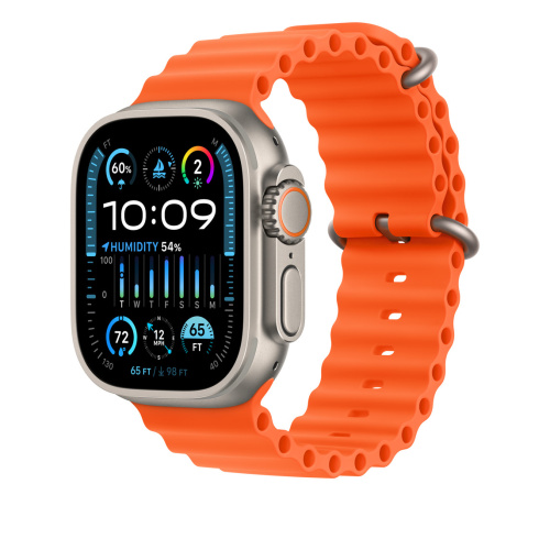 Ремешок для Apple Watch Ultra 49mm Orange Ocean Band - One Size (Оранжевый) - GorbTech