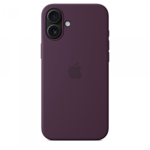 Силиконовый чехол Apple для iPhone 16 Silicone Case with MagSafe - Plum (Бордовый) - GorbTech