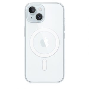 Силиконовый чехол Apple для iPhone 15 Clear Case with MagSafe (Прозрачный) - GorbTech