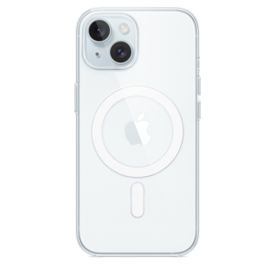 Силиконовый чехол Apple для iPhone 15 Clear Case with MagSafe (Прозрачный) - GorbTech