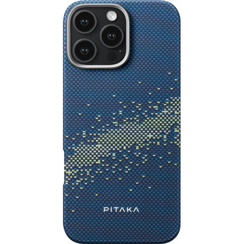 Чехол Pitaka StarPeak Tactile Woven case для iPhone 16 Pro Max (Milky Way Galaxy) - GorbTech
