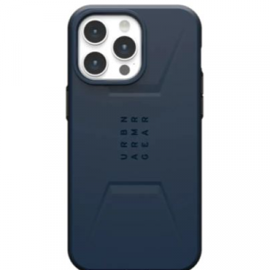 Полиуретановый чехол UAG Civilian MagSafe для iPhone 15 Pro Mallard (Синий) - GorbTech