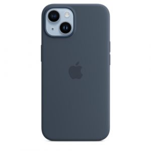 Чехол Apple для iPhone 14 Silicone Case with MagSafe - Storm Blue (Синий) - GorbTech