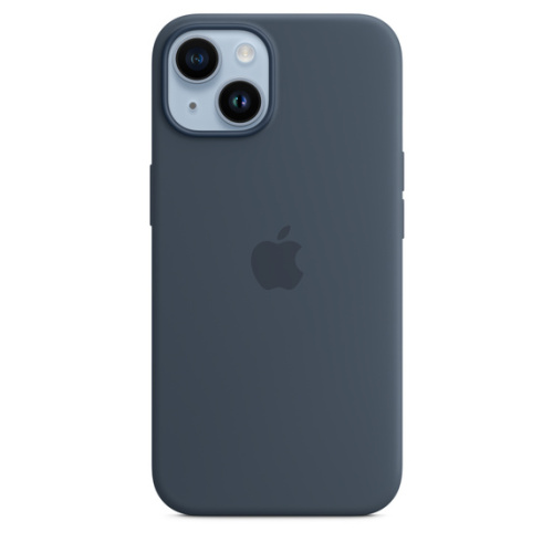 Чехол Apple для iPhone 14 Silicone Case with MagSafe - Storm Blue (Синий) - GorbTech