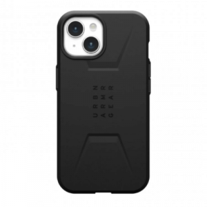 Полиуретановый чехол UAG Civilian MagSafe для iPhone 15 Black (Черный) - GorbTech