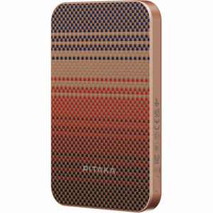 Внешний аккумулятор Pitaka Power Bank Qi2 5000мАч Sunset - GorbTech