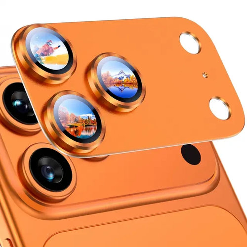 Защитное стекло на камеру Mossily для iPhone 17 Pro (Оранжевый) - GorbTech
