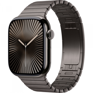 Смарт-часы Apple Watch Series 10 (GPS+Cellular) 46mm Slate Titanium Case with Slate Link Bracelet (Графитовый) - GorbTech
