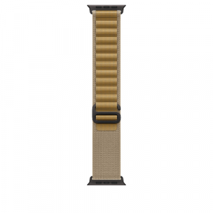 Ремешок для Apple Watch Ultra 49mm Tan Alpine Loop - Large - Black Titanium Finish (Желтовато-Коричневый) - GorbTech