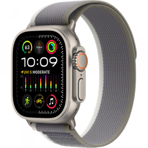 Смарт-часы Apple Watch Ultra 2 (2023) 49mm Titanium Case with Trail Loop Green/Gray (Зеленый/Серый) - GorbTech