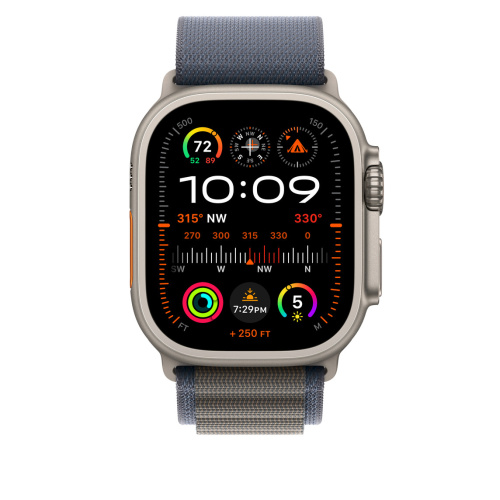 Ремешок для Apple Watch Ultra 49mm Blue Alpine Loop - Large (Синий) - GorbTech