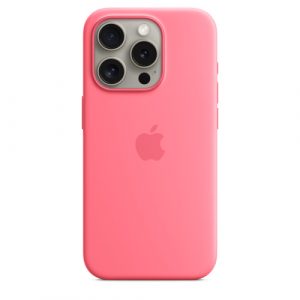 Силиконовый чехол Apple для iPhone 15 Pro Silicone Case with MagSafe - Pink (Розовый) - GorbTech