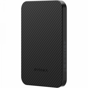 Внешний аккумулятор Pitaka Power Bank Qi2 5000мАч Black - GorbTech