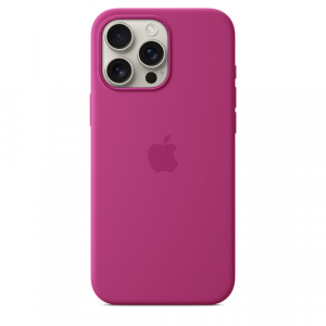 Силиконовый чехол Apple для iPhone 16 Pro Max Silicone Case with MagSafe - Fuchsia (Розовый) - GorbTech