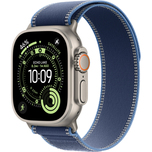 Смарт-часы Apple Watch Ultra 3 (2025) 49mm Natural Titanium Case with Trail Loop Blue/Bright Blue (Синий/Ярко-синий) - GorbTech