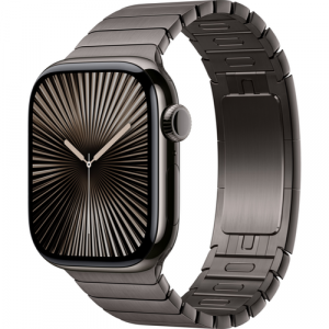 Смарт-часы Apple Watch Series 10 (GPS+Cellular) 42mm Slate Titanium Case with Slate Link Bracelet (Графитовый) - GorbTech