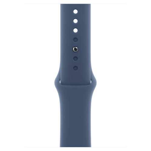 Смарт-часы Apple Watch Series 10 (GPS) 46mm Silver Aluminum Case with Denim Sport Band (Серебристый) - GorbTech